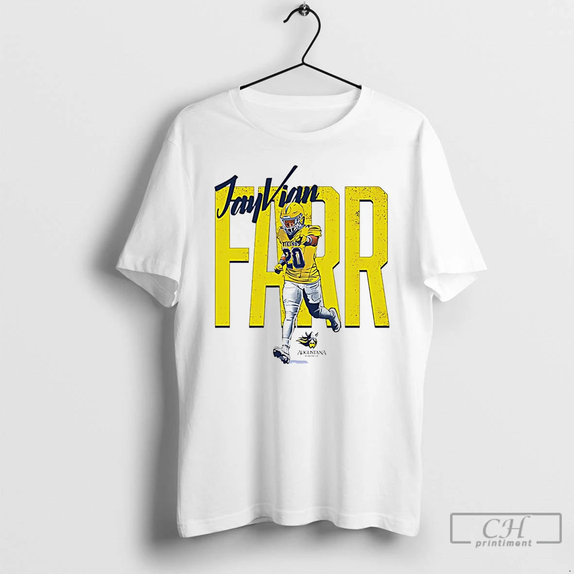 Premium Jayvian Farr Au Football Ncaa Caricature