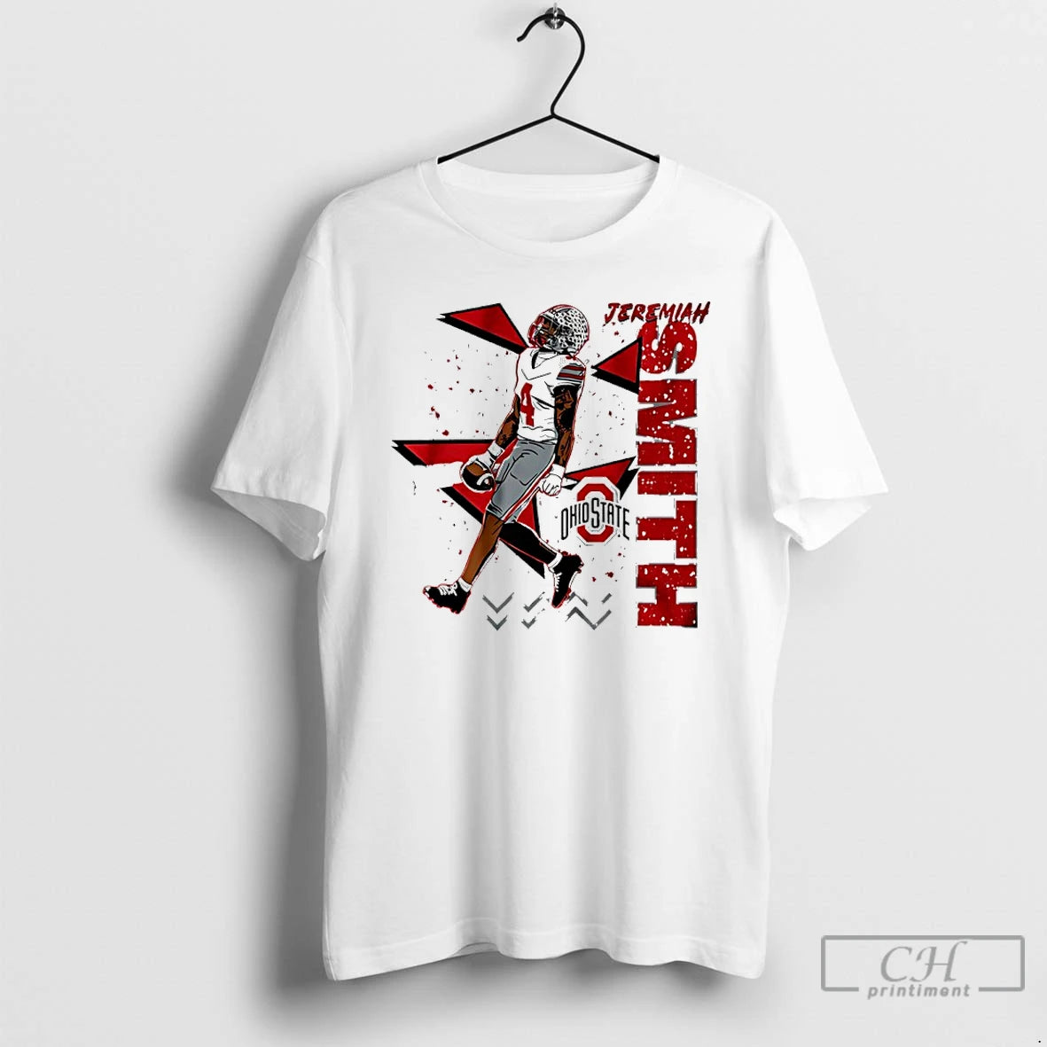 Premium Jeremiah Smith Ohio State Football 90s Style T Shirts