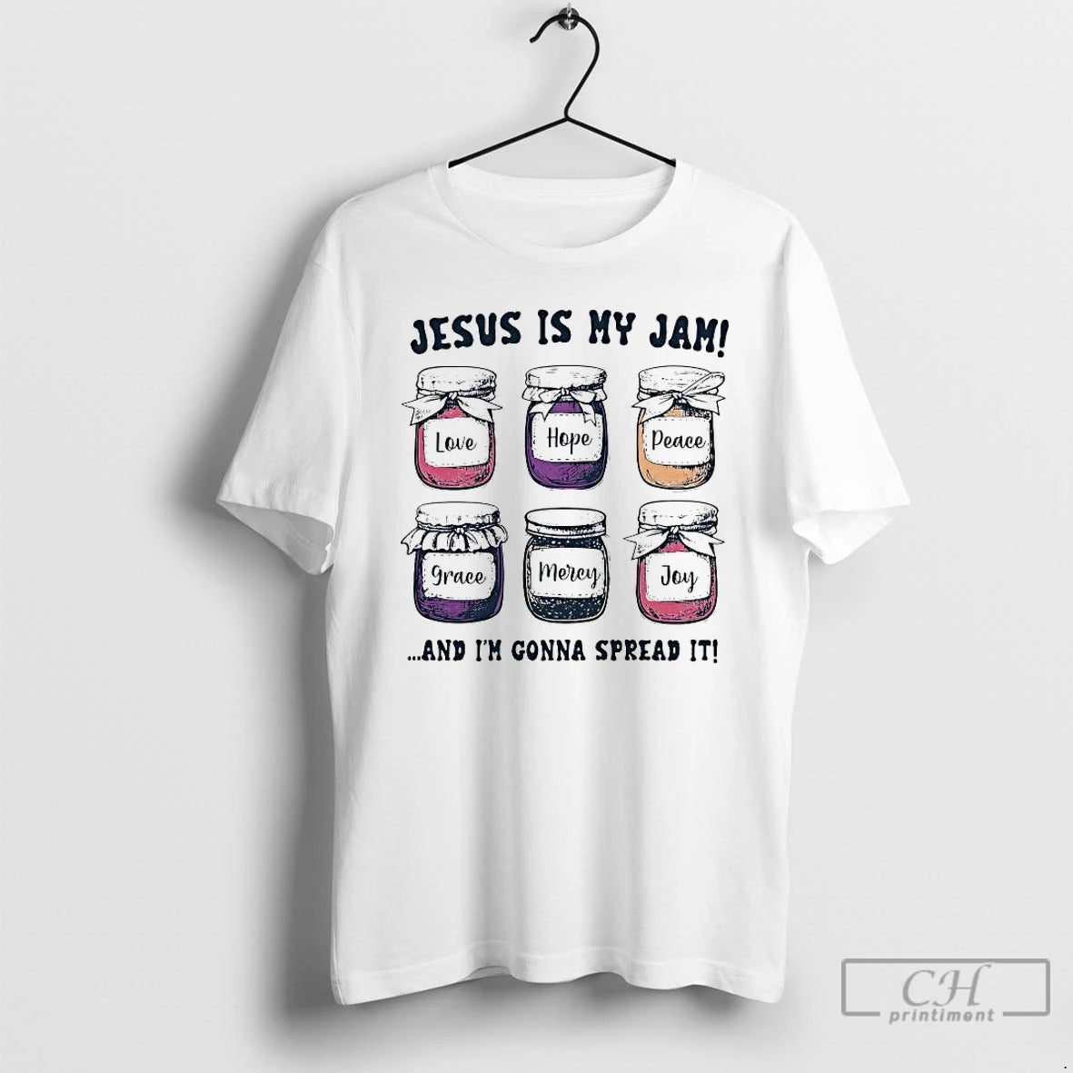 Premium Jesus Is My Jam And Im Gonna Spread It T-Shirts, Hoodie, Sweatshirt | CoreVibeTees.com