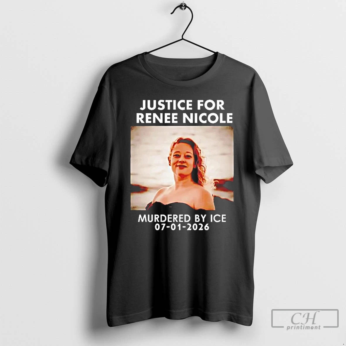 Premium Justice For Renee Nicole Good Murdered By Ice 2026 T-Shirts, Hoodie, Sweatshirt | CoreVibeTees.com