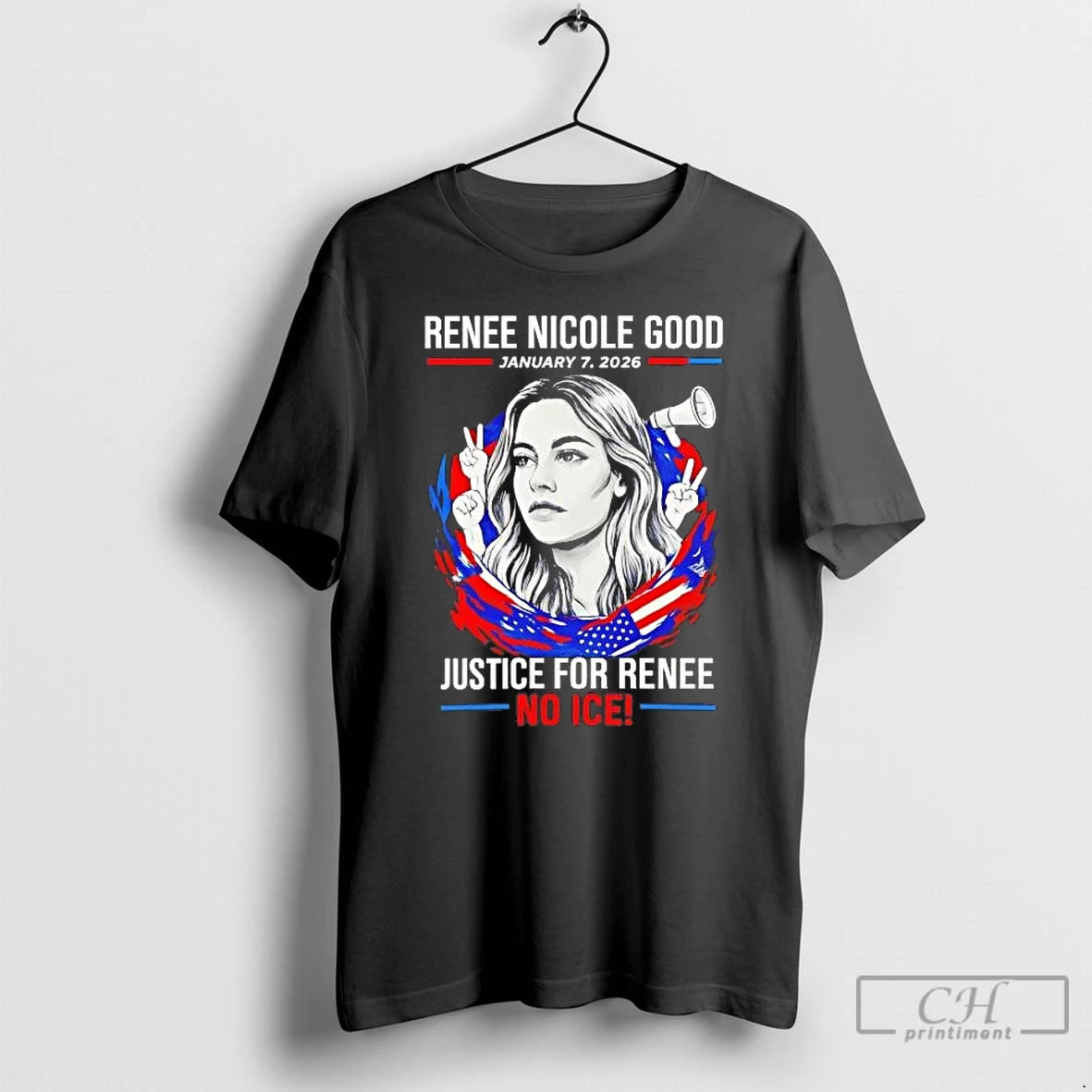 Premium Justice For Renee Nicole Good No Ice T-Shirts, Hoodie, Sweatshirt | CoreVibeTees.com
