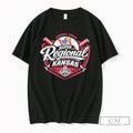 Premium Kansas Jayhawks 2026 Super Regional Logo Tee