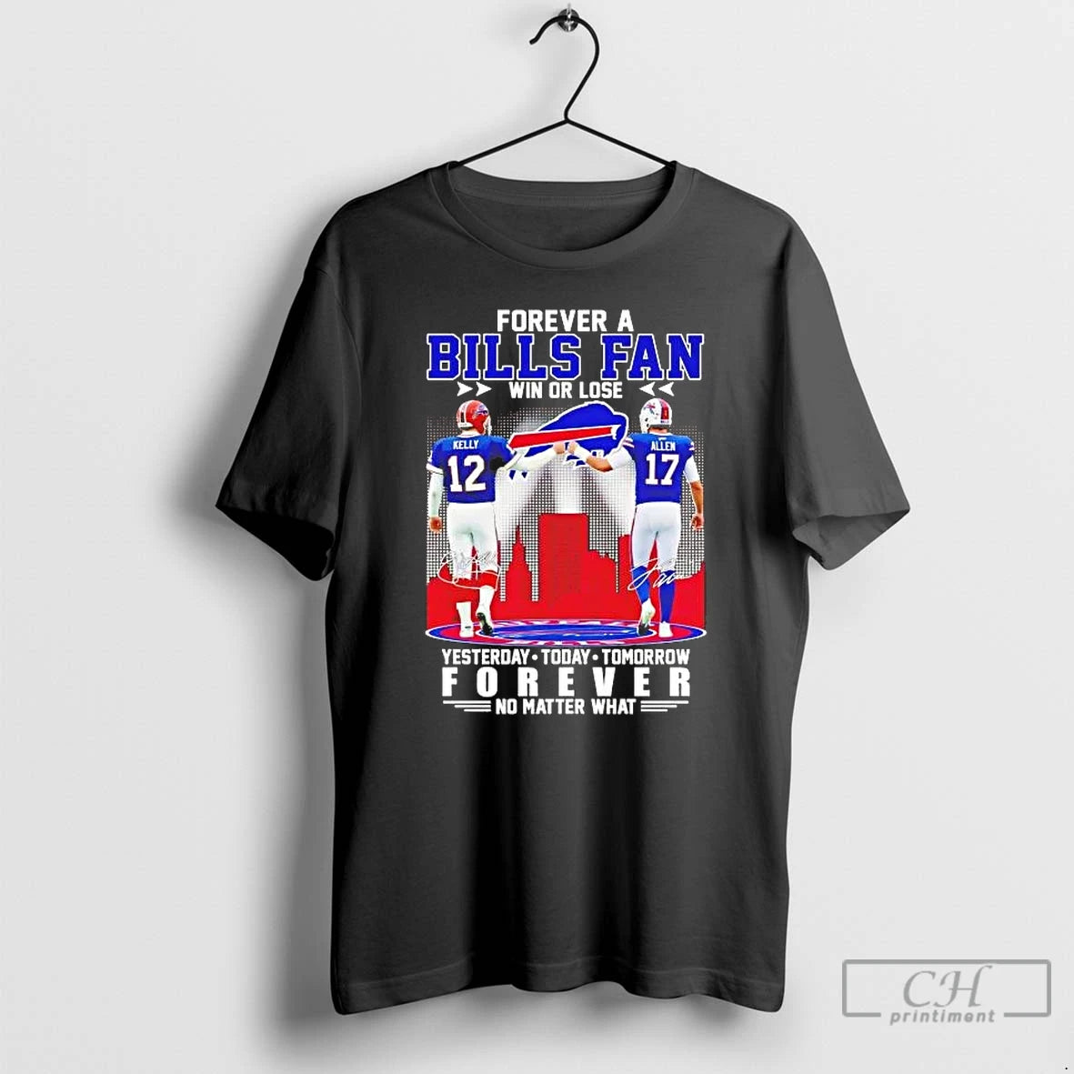 Premium Kelly And Allen Forever A Bills Fan Forever No Matter What T Shirts Sweater Hoodie, Sweatshirt | CoreVibeTees.com