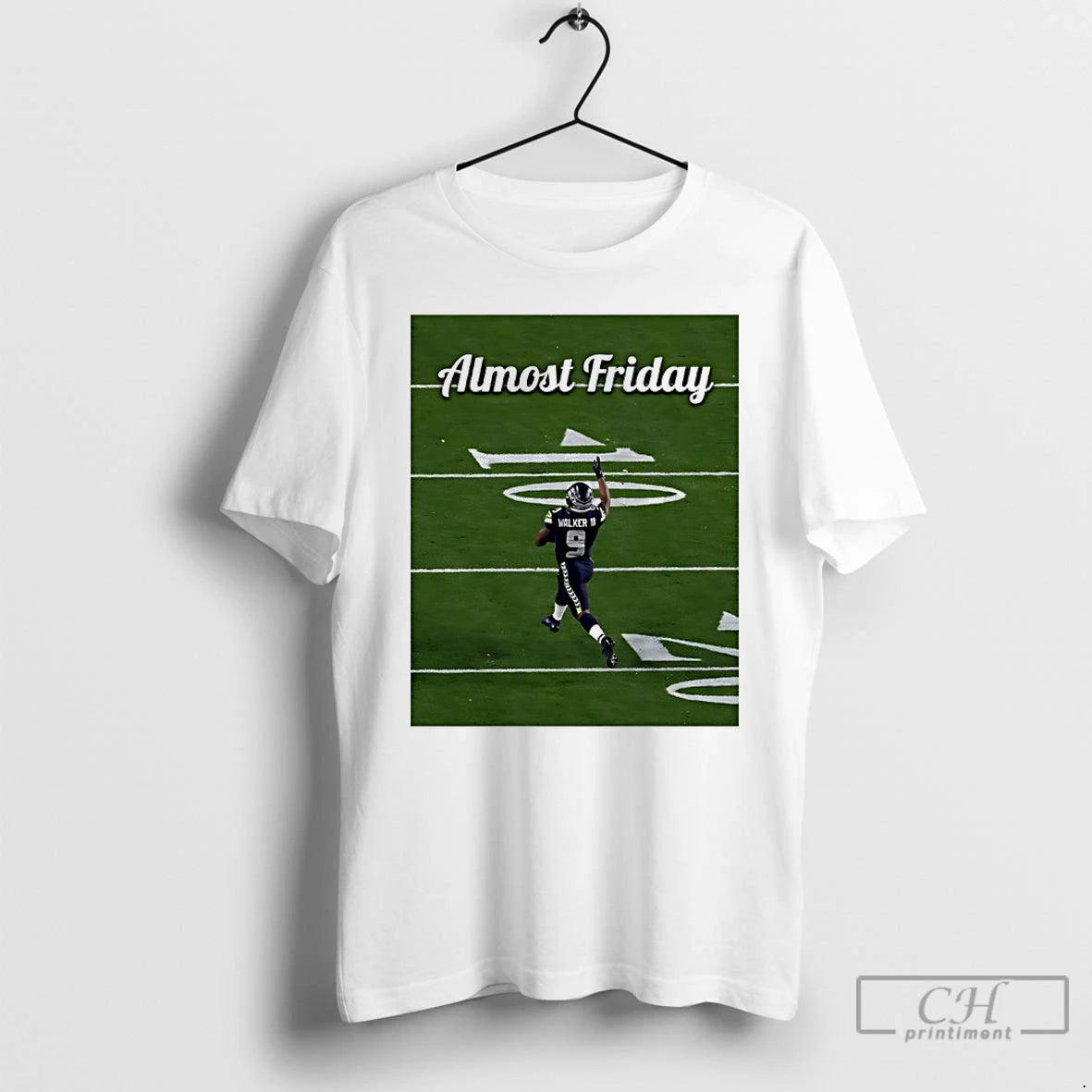 Premium Kenneth Walker Iii Seahawks Td Almost Friday T-Shirts, Hoodie, Sweatshirt | CoreVibeTees.com