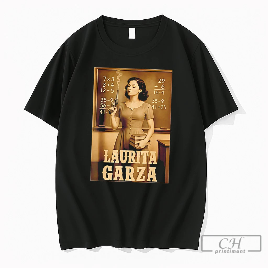 Premium Laurita Garza Western Teacher Scene Vintage Tee