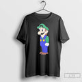 Premium Look At Front Of For Boobs Luigi T-Shirts, Hoodie, Sweatshirt | CoreVibeTees.com
