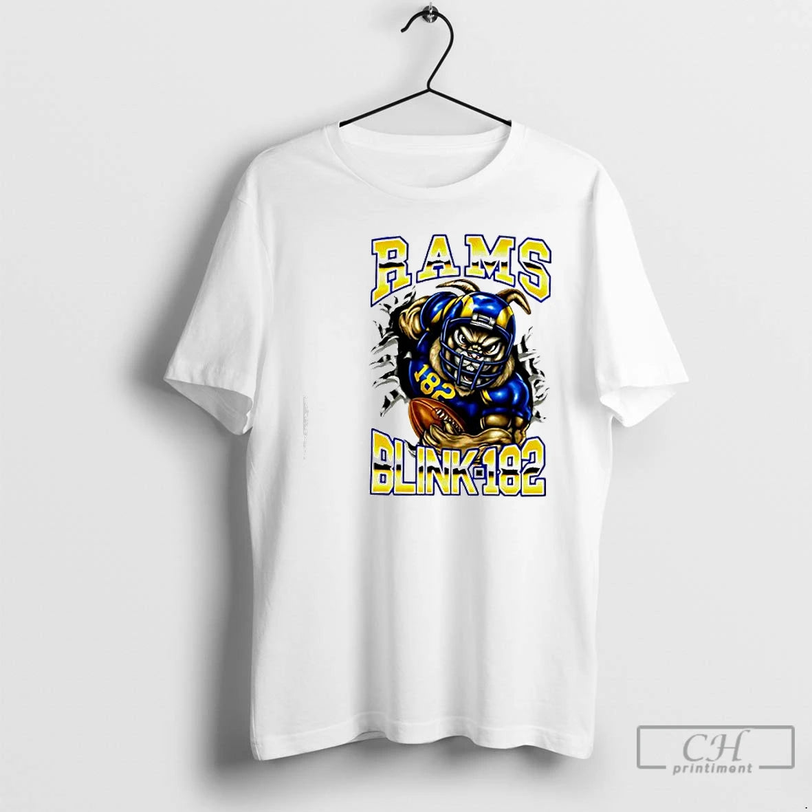 Premium Los Angeles Football X Blink 182 Bunny Rams T-Shirts, Hoodie, Sweatshirt | CoreVibeTees.com