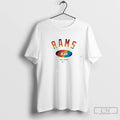 Premium Los Angeles Rams Pride Month Rainbow Logo Tee