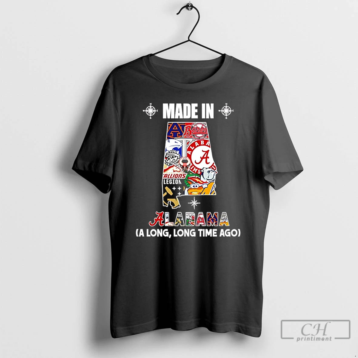 Premium Made In Alabama A Long Long Time Ago State T-Shirts, Hoodie, Sweatshirt | CoreVibeTees.com