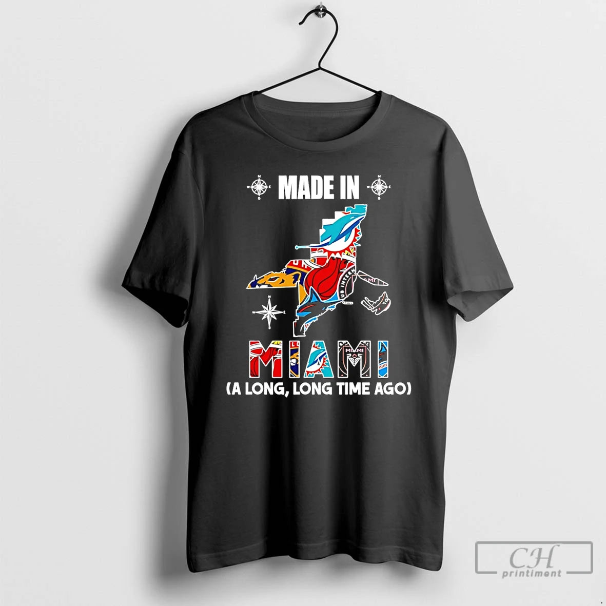 Premium Made In Miami A Long Long Time Ago State T-Shirts, Hoodie, Sweatshirt | CoreVibeTees.com
