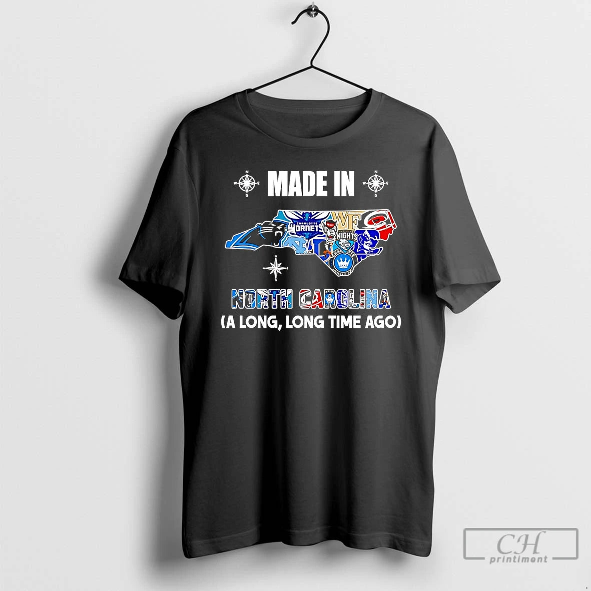 Premium Made In North Carolina A Long Long Time Ago State T-Shirts, Hoodie, Sweatshirt | CoreVibeTees.com