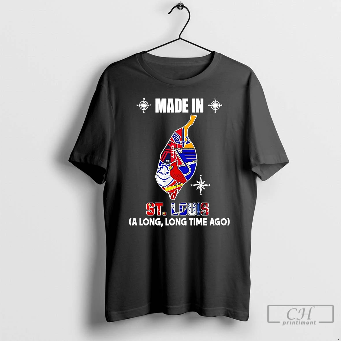Premium Made In St Louis A Long Long Time Ago State T-Shirts, Hoodie, Sweatshirt | CoreVibeTees.com