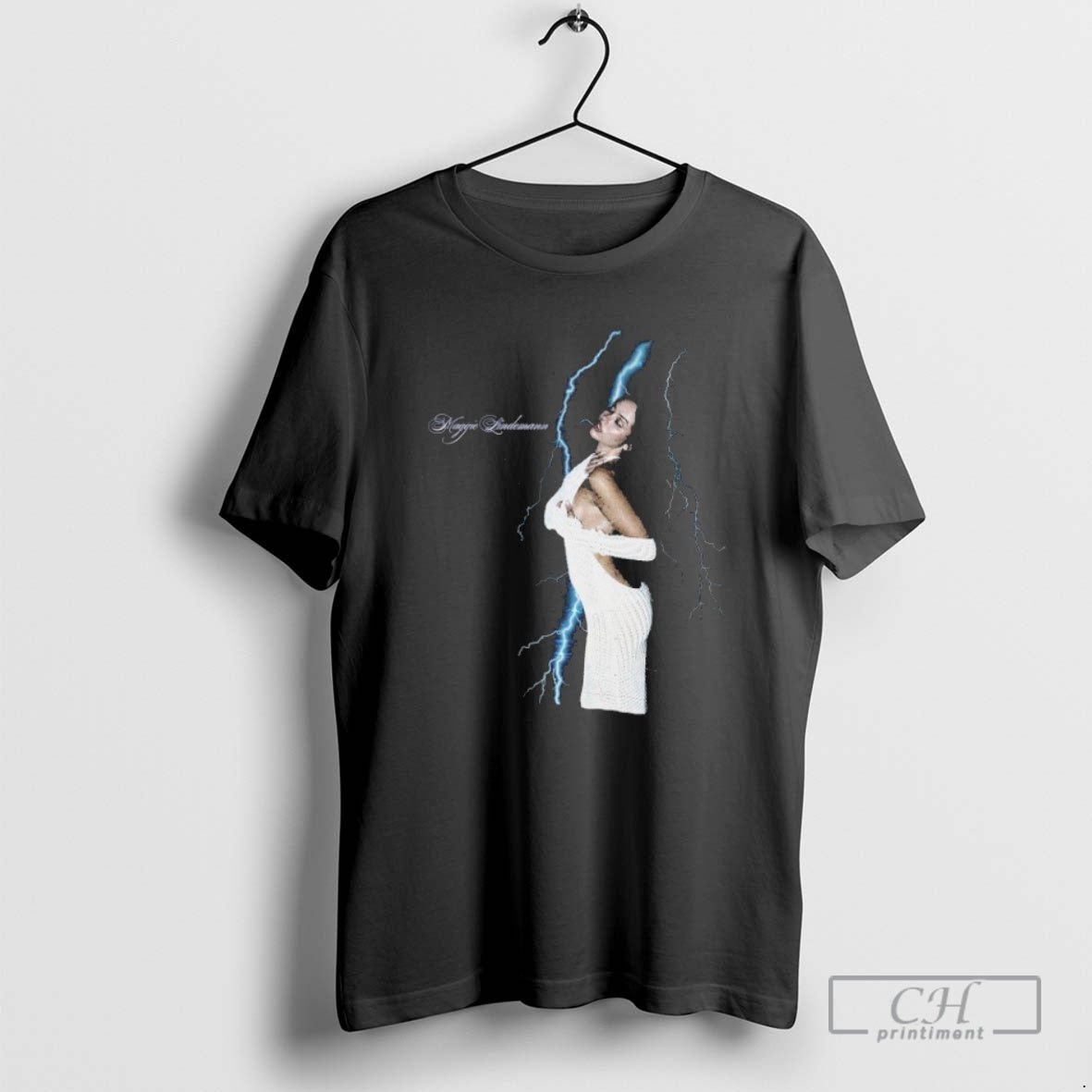 Premium Maggie Lindemann Lightning Shirt Sweater Hoodie, Sweatshirt | CoreVibeTees.com
