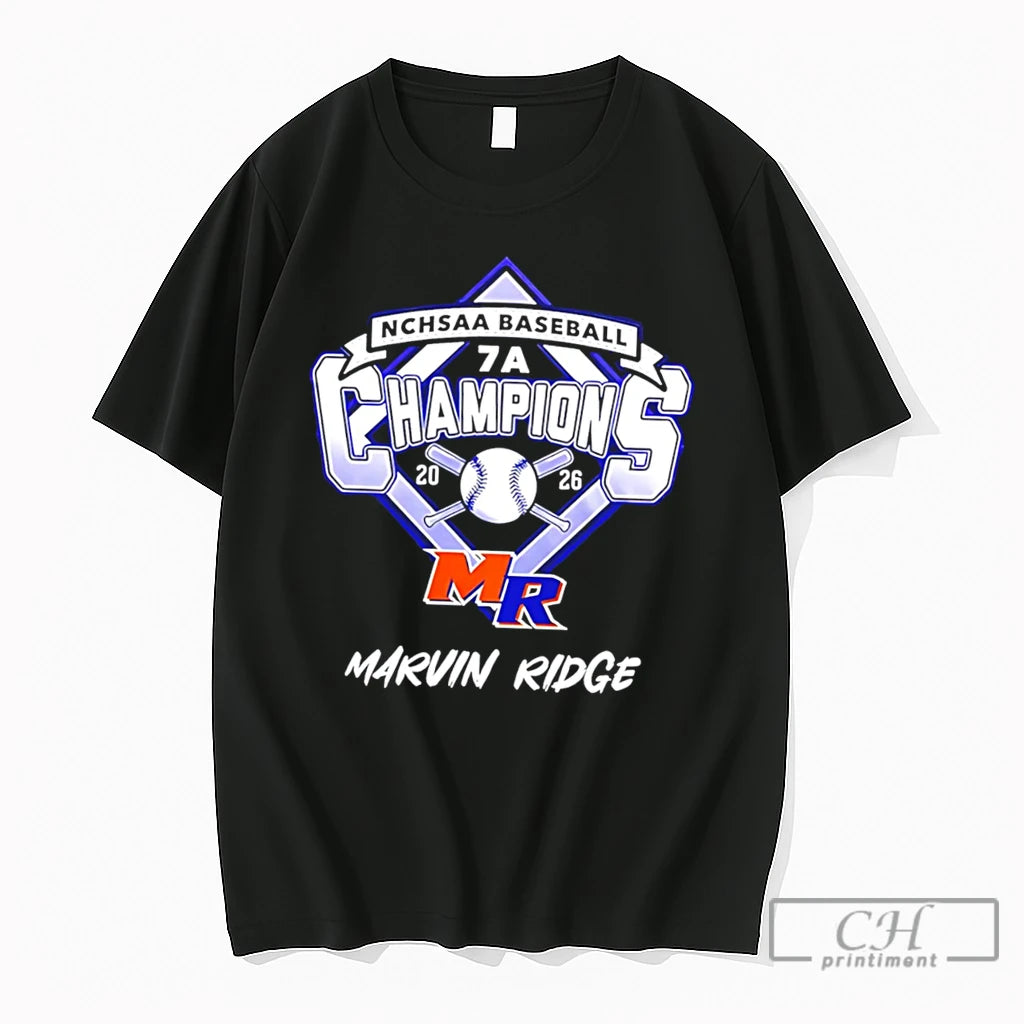 Premium Marvin Ridge Mavericks Nchsaa 7a Champions 2026 Tee