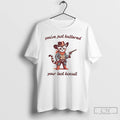 Premium Meow Cowboy Youve Just Buttered Your Last Biscuit T-Shirts, Hoodie, Sweatshirt | CoreVibeTees.com