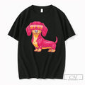 Premium Miami Heat Dachshund Dog Cartoon Tee
