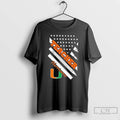 Premium Miami Hurricanes X Teacher American Flag