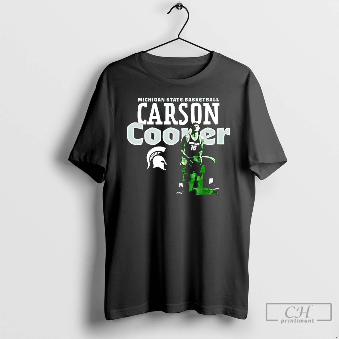 Premium Michigan State Basketball Carson Coomer Graphic T-Shirts, Hoodie, Sweatshirt | CoreVibeTees.com