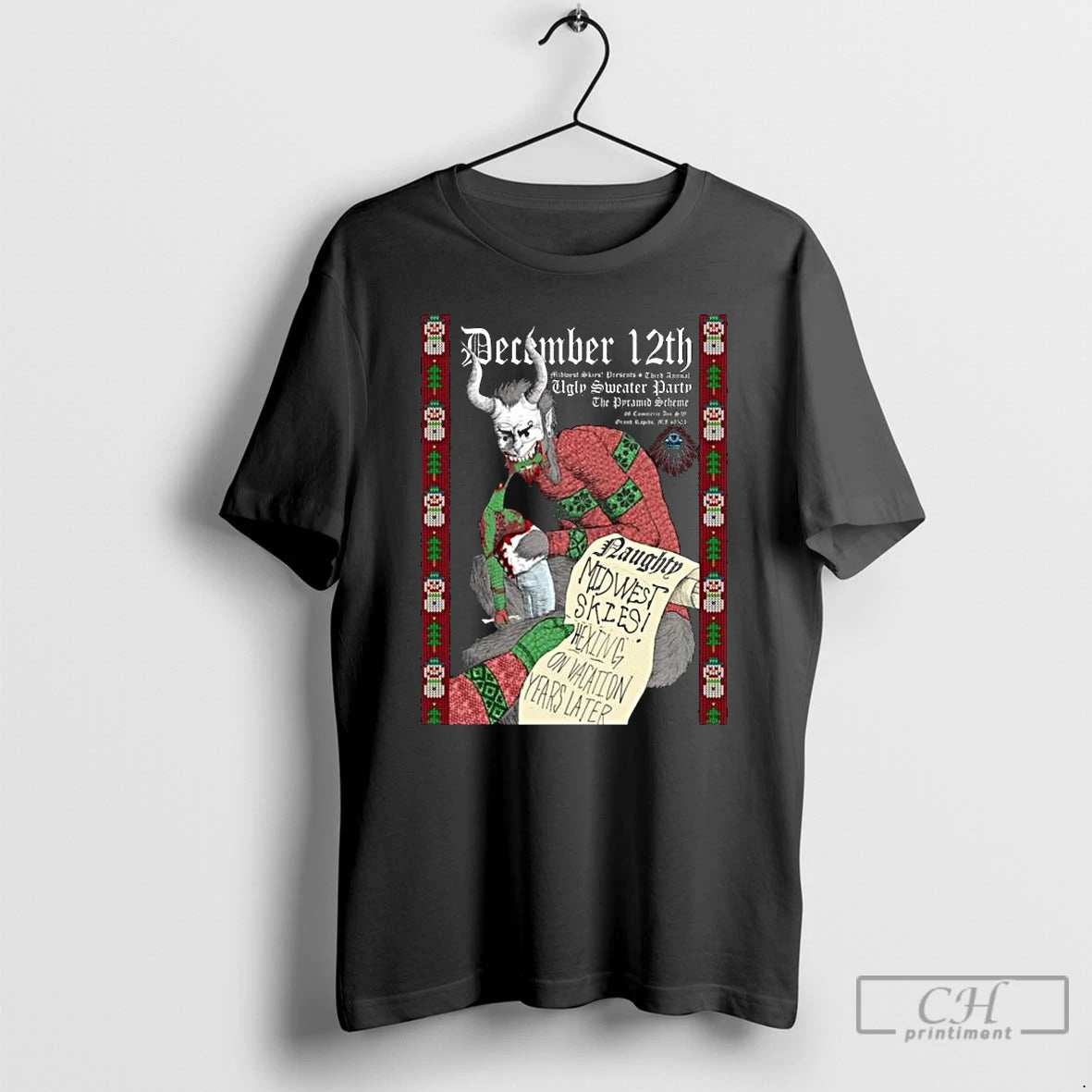 Premium Midwest Skies Grand Rapids December 12 2025 Long Sleve T Shirts