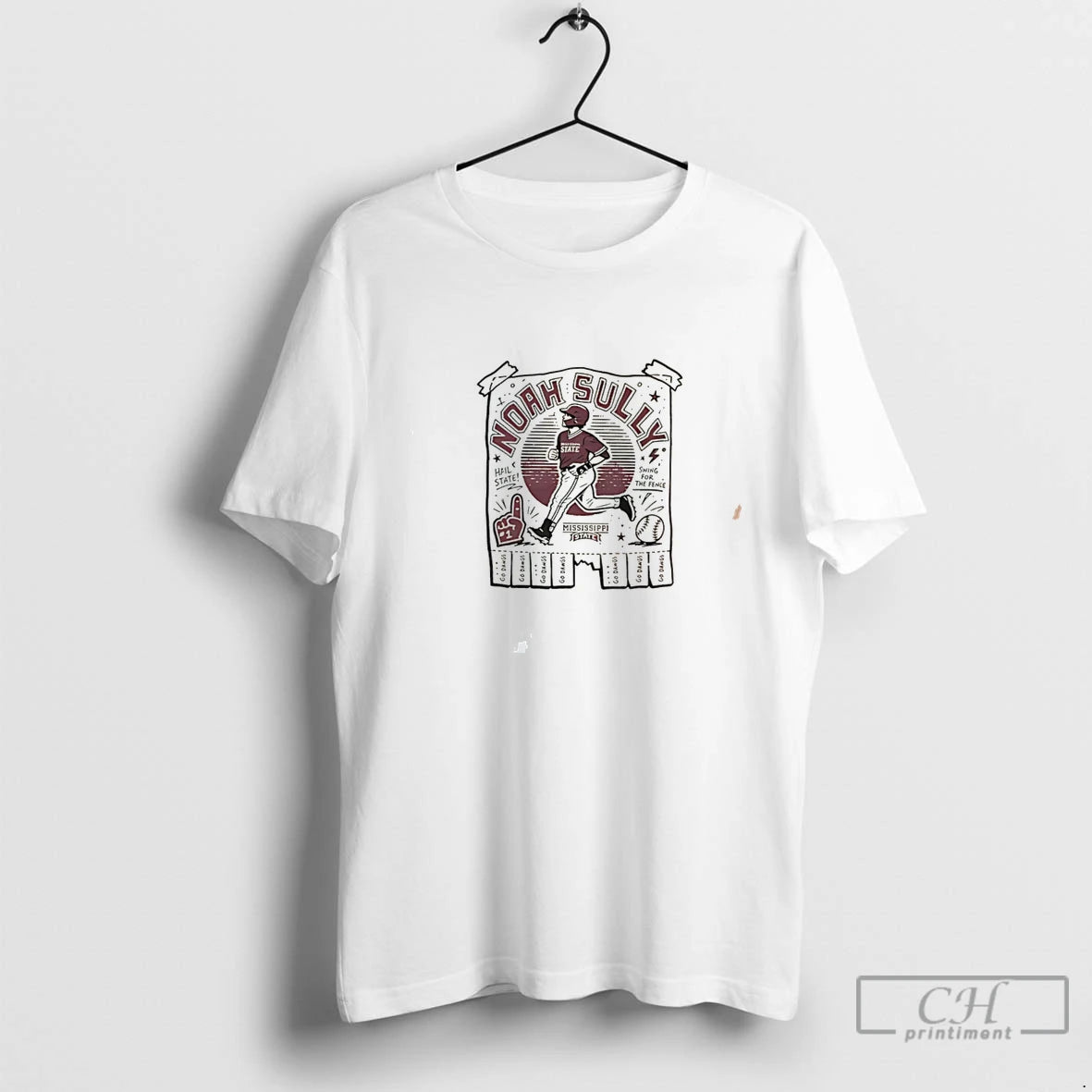 Premium Mississippi State North Sully Running Graphic Tee