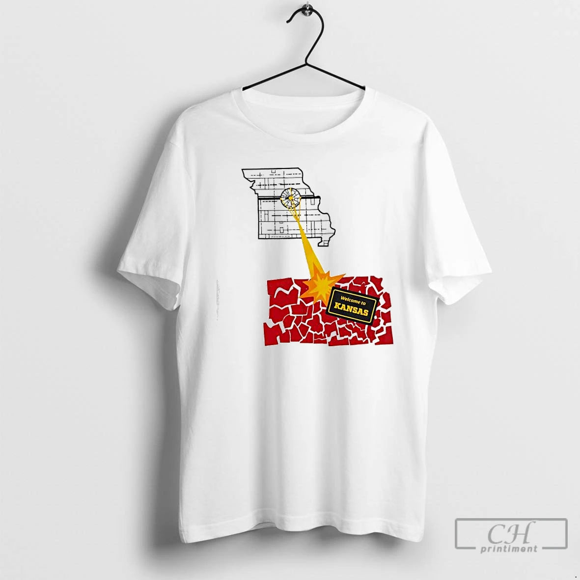 Premium Missouri Border Blast Welcome To Kansas T-Shirts, Hoodie, Sweatshirt | CoreVibeTees.com