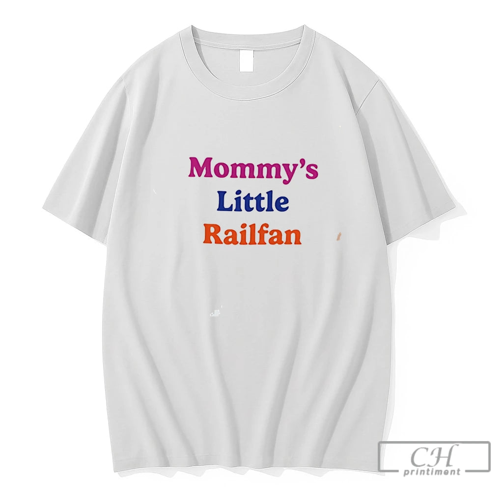 Premium Mommy Little Railfan Tee