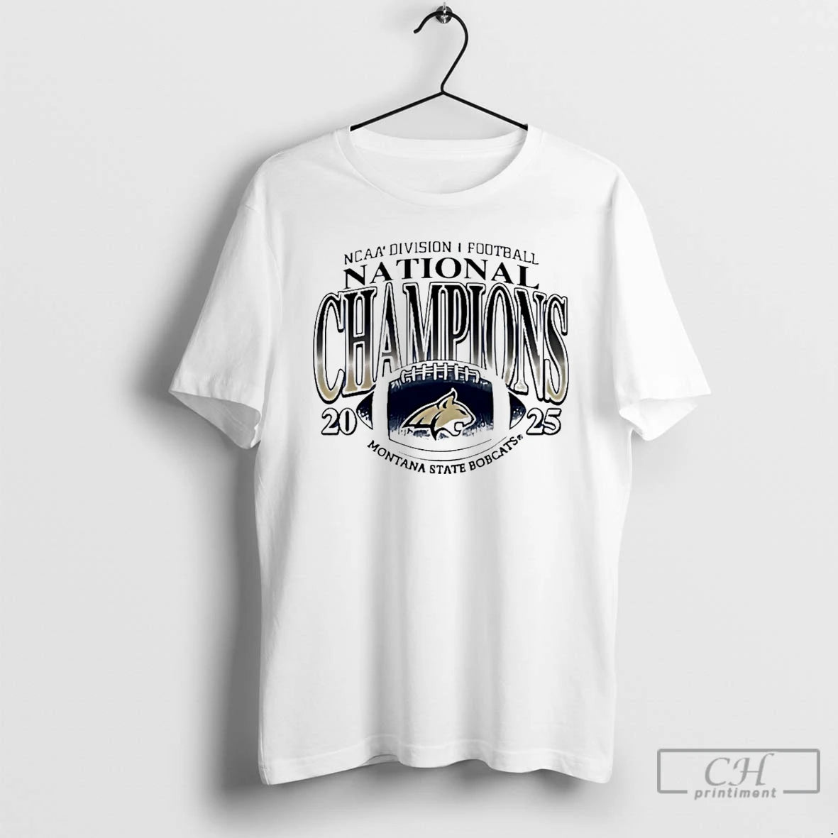 Premium Monrana State Bobcats 2025 Ncaa Division I Football Champions Logo
