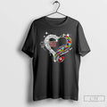 Premium New York Giants Autism Accept Understand Love Football Heart T-Shirts, Hoodie, Sweatshirt | CoreVibeTees.com