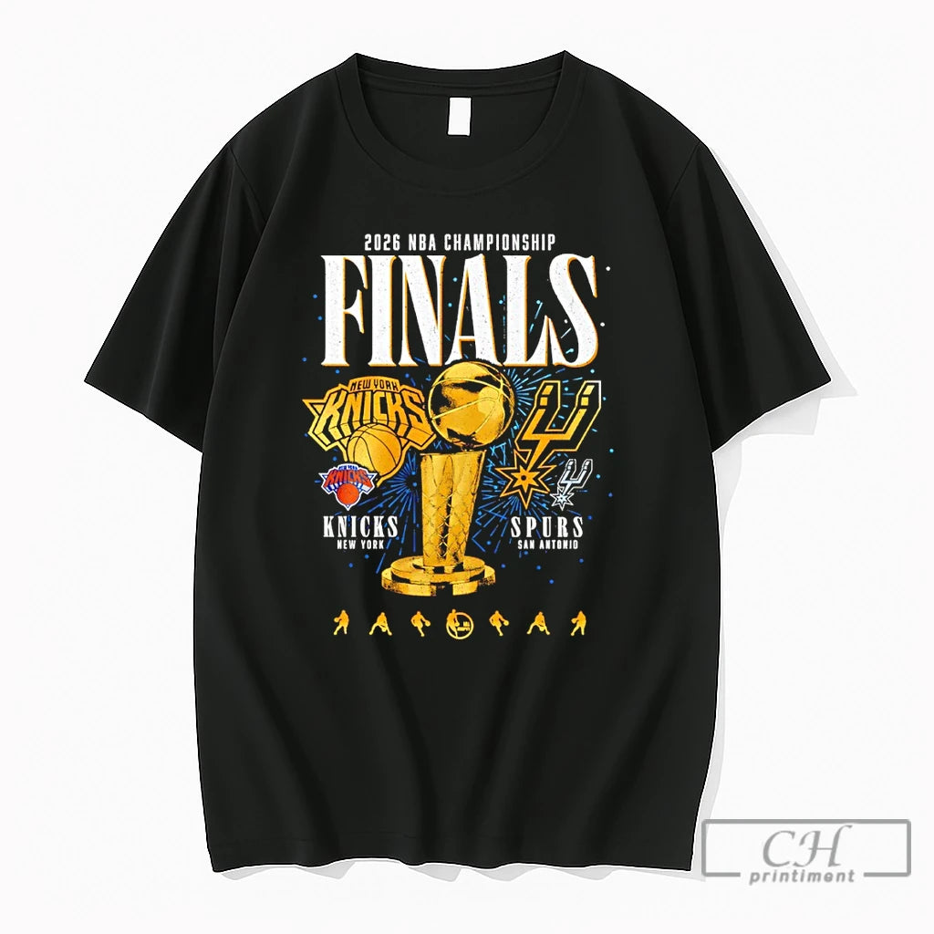 Premium New York Knicks San Antonio Spurs 2026 Nba Championship Finals Basketball T Shirts Sweater