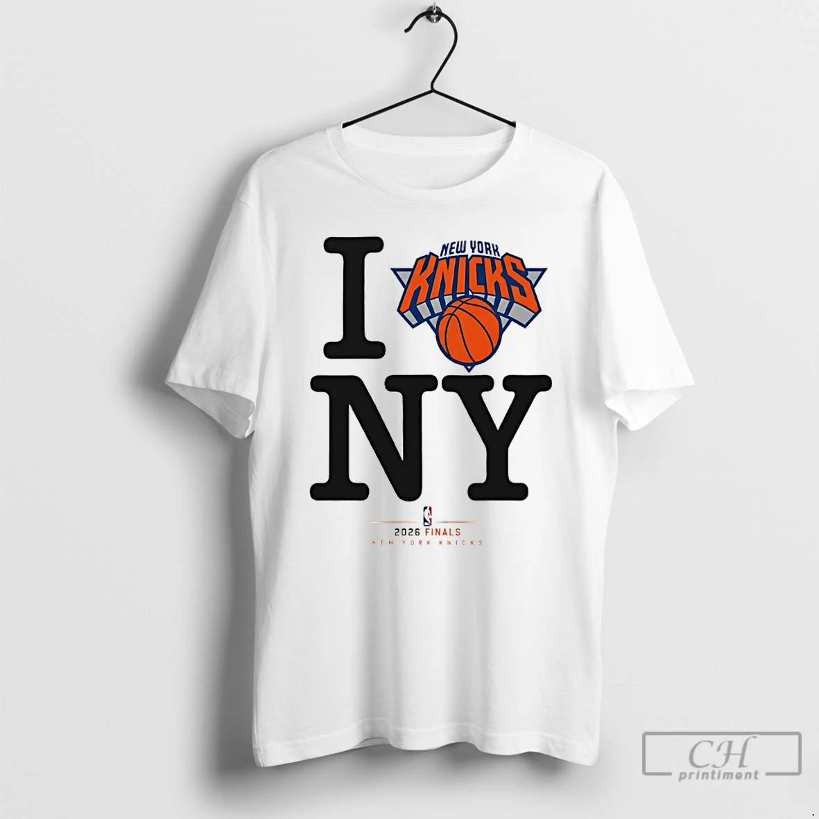 Premium New York Knicks Basketball I Love Ny 2026 Finals Logo