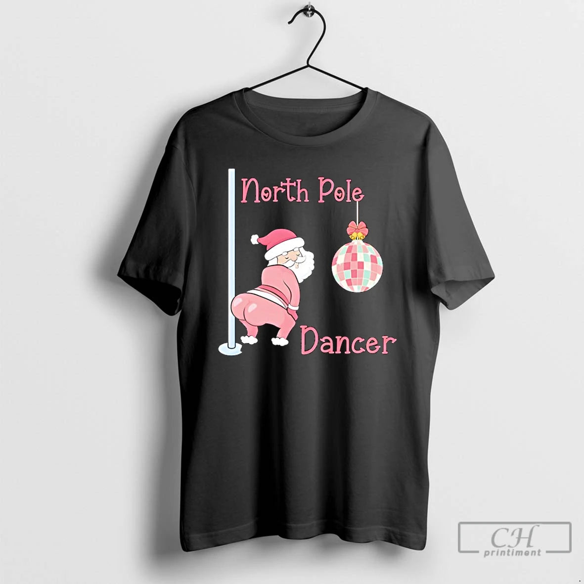 Premium North Pole Dancer Christmas Party T-Shirts, Hoodie, Sweatshirt | CoreVibeTees.com