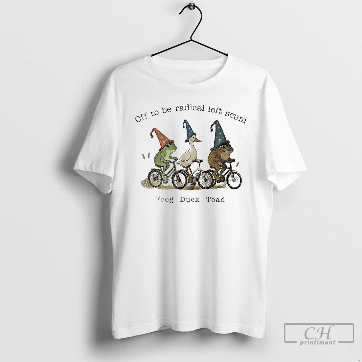 Premium Off To Be Radical Left Scum Frog Duck Toad T-Shirts, Hoodie, Sweatshirt | CoreVibeTees.com