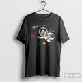 Premium Office Man In Outer Space Alien T Shirts