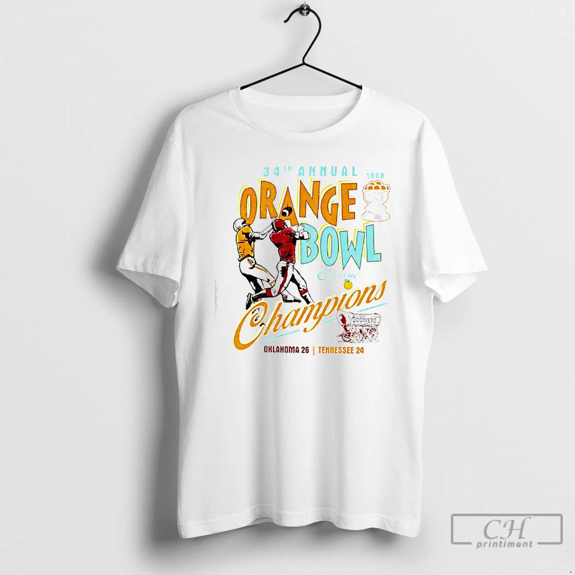 Premium Oklahoma Sooners Orange Bowl History 34th Annual Classic T-Shirts, Hoodie, Sweatshirt | CoreVibeTees.com