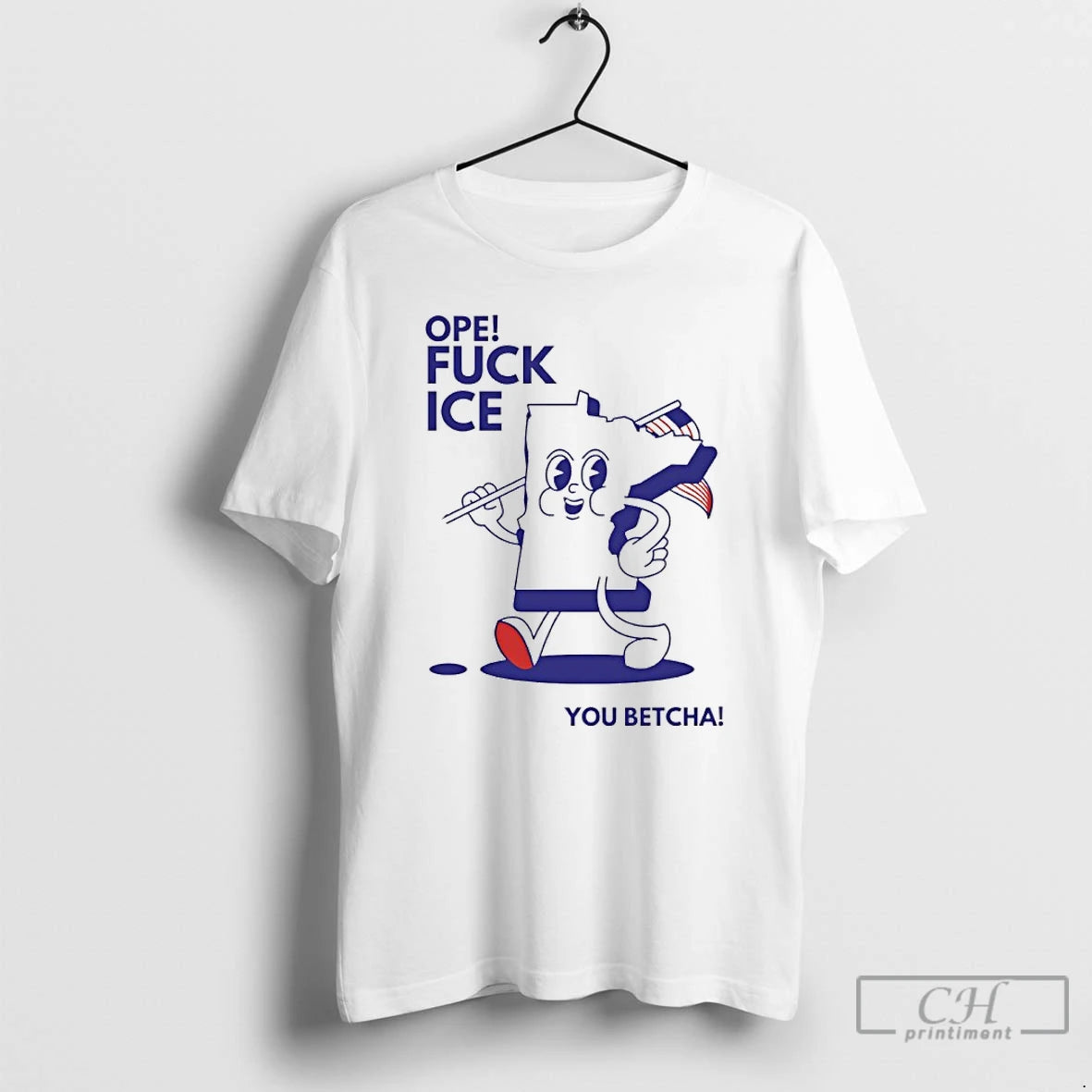 Premium Open Fuck Ice You Betcha Minnesota Map T-Shirts, Hoodie, Sweatshirt | CoreVibeTees.com