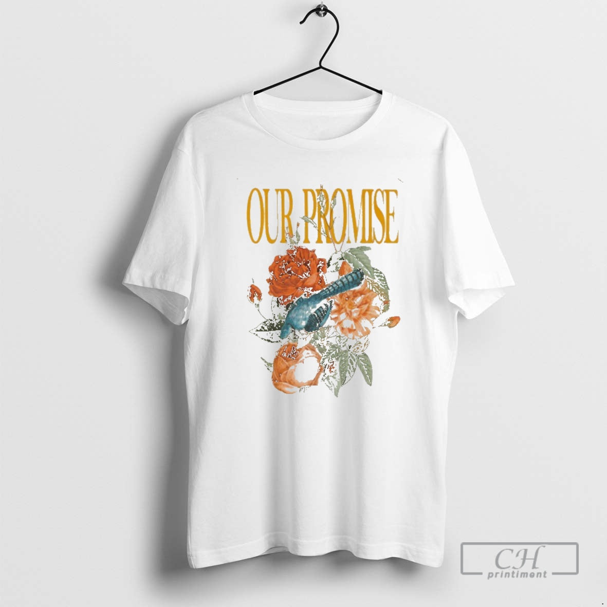 Premium Our Promise Floral Bird Shirt Sweater Hoodie, Sweatshirt | CoreVibeTees.com