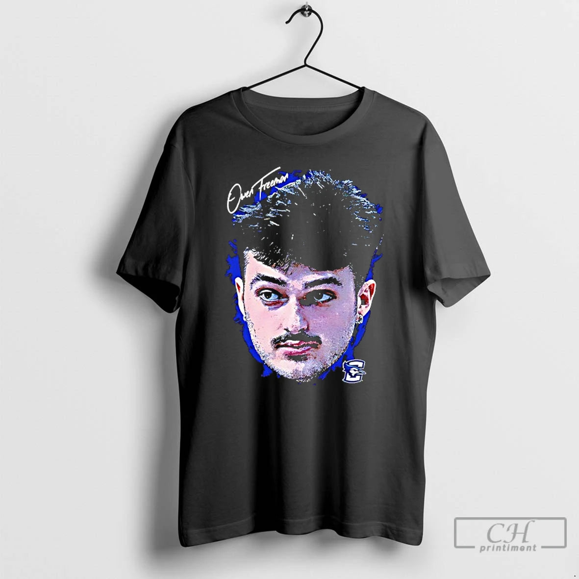 Premium Owen Freeman Creighton Basketball Game Face T-Shirts, Hoodie, Sweatshirt | CoreVibeTees.com