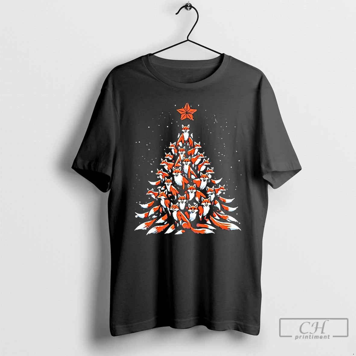 Premium Pack Of Foxes Christmas Tree T-Shirts, Hoodie, Sweatshirt | CoreVibeTees.com