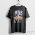 Premium Paris Saint Germain Uefa Champions League Back To Back Trophy Signature Tee T Shirts