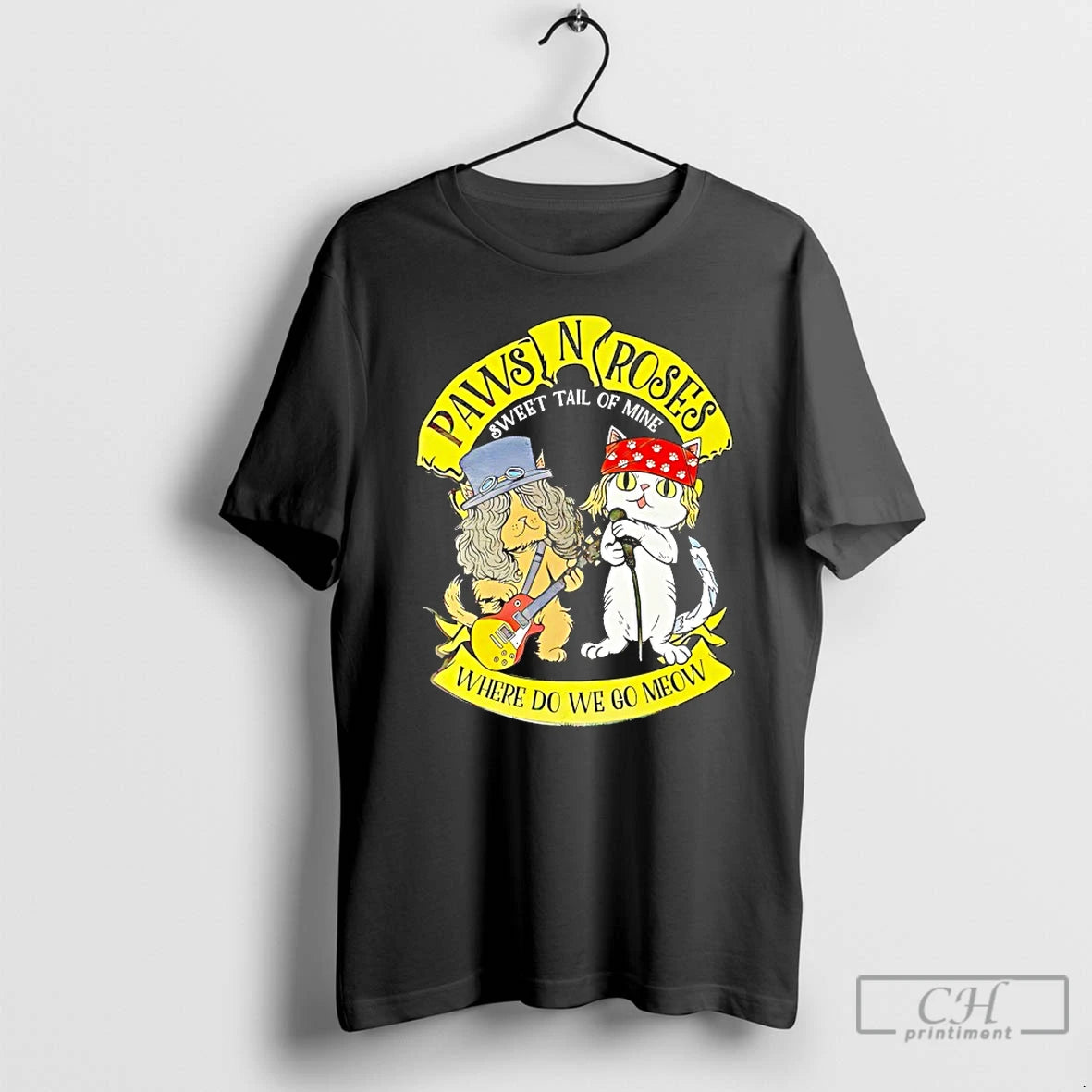 Premium Paws N Roses Sweet Tail Of Mine T-Shirts, Hoodie, Sweatshirt | CoreVibeTees.com