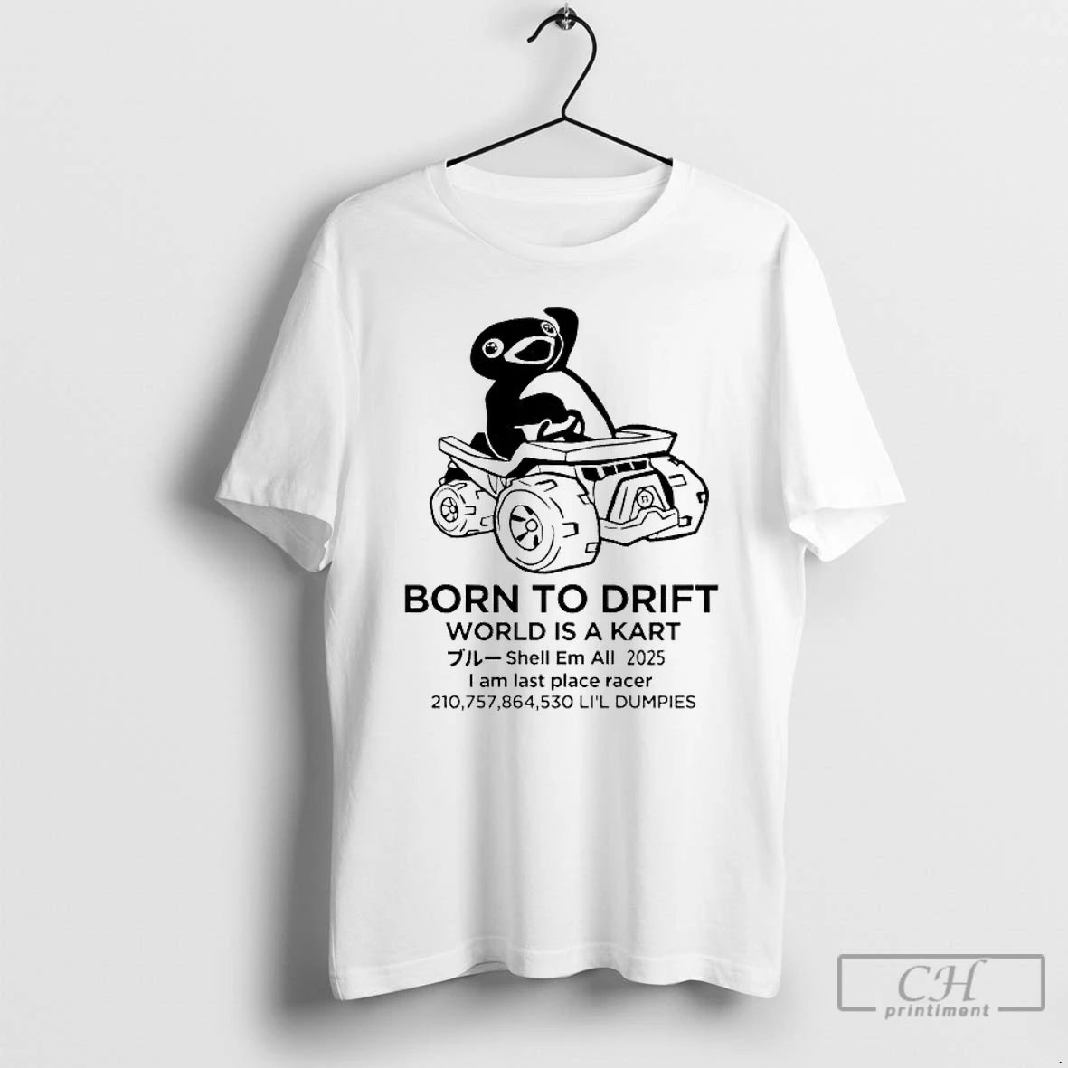 Premium Penguin Born To Drift World Is A Kart T-Shirts, Hoodie, Sweatshirt | CoreVibeTees.com