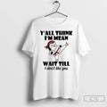 Premium Penguin Kung Fu Yall Think Im Mean Wait Till I Dont Like You T-Shirts, Hoodie, Sweatshirt | CoreVibeTees.com