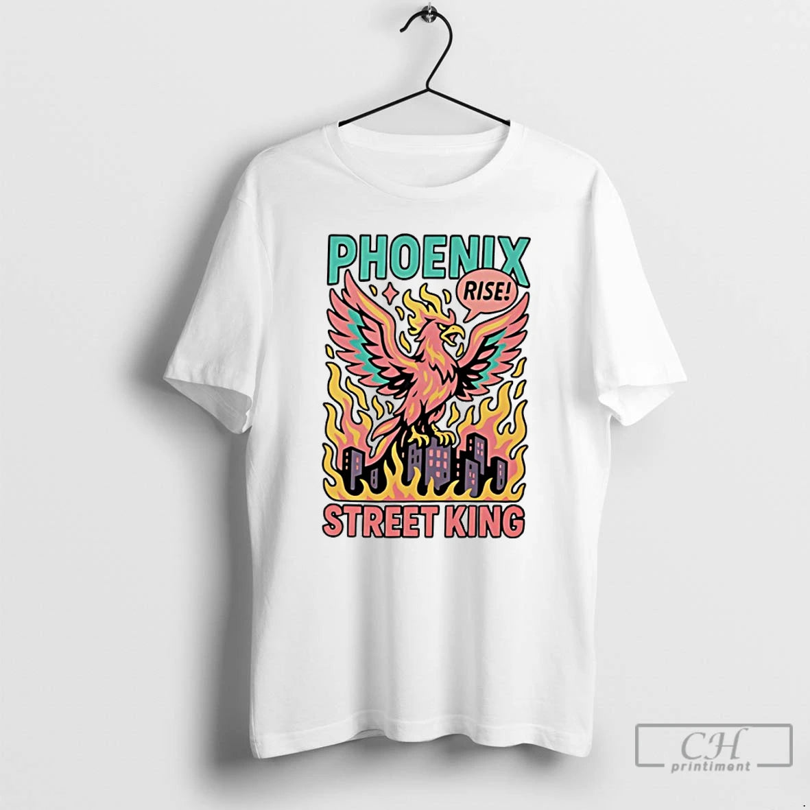 Premium Phoenix Rise Street King T-Shirts, Hoodie, Sweatshirt | CoreVibeTees.com