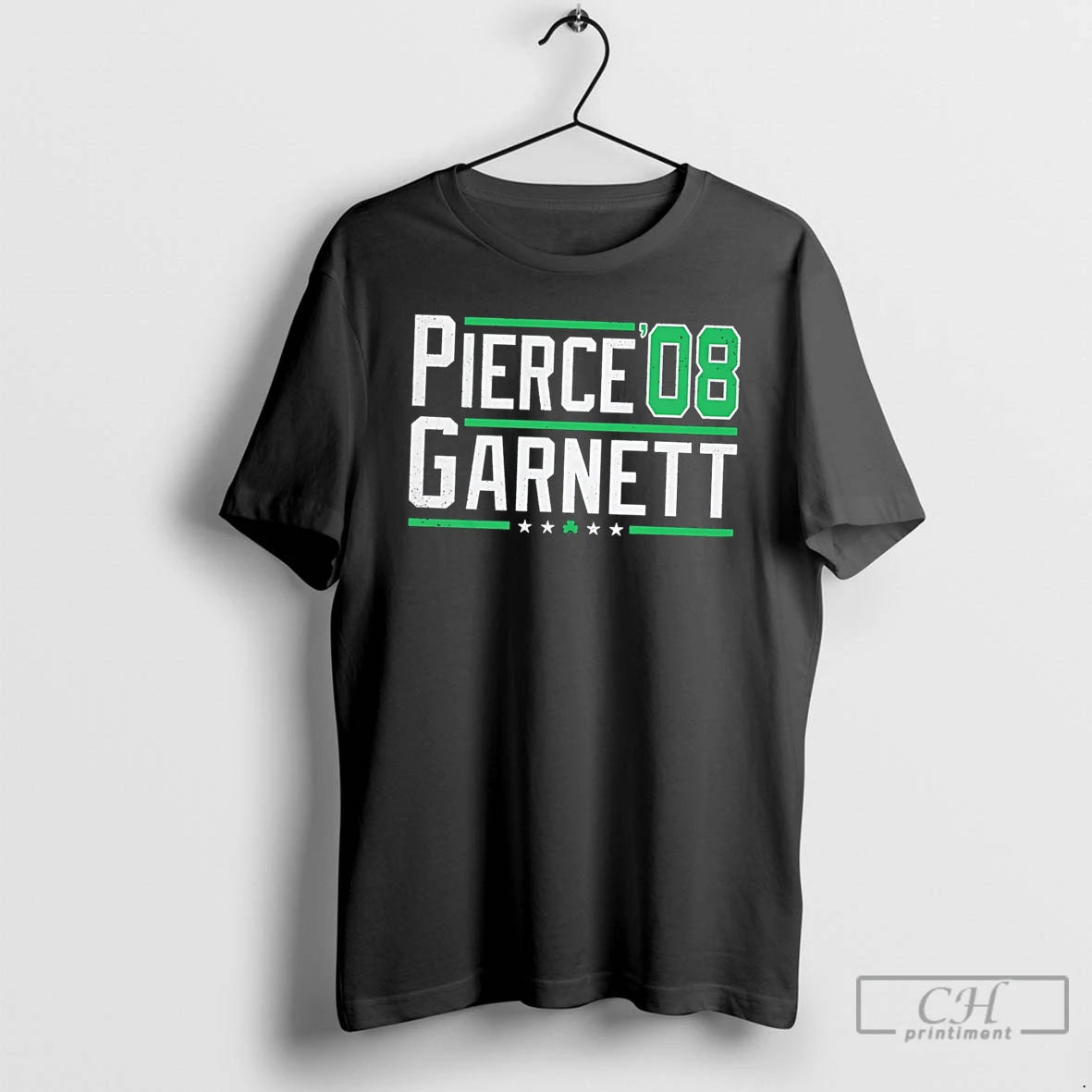 Premium Pierce Garnett 08 Boston Basketball Tee