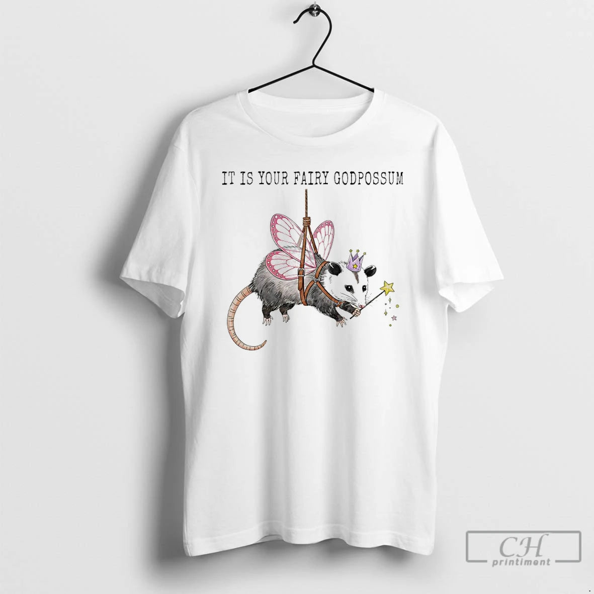 Premium Possum It Is Your Fairy Godpossum T-Shirts, Hoodie, Sweatshirt | CoreVibeTees.com