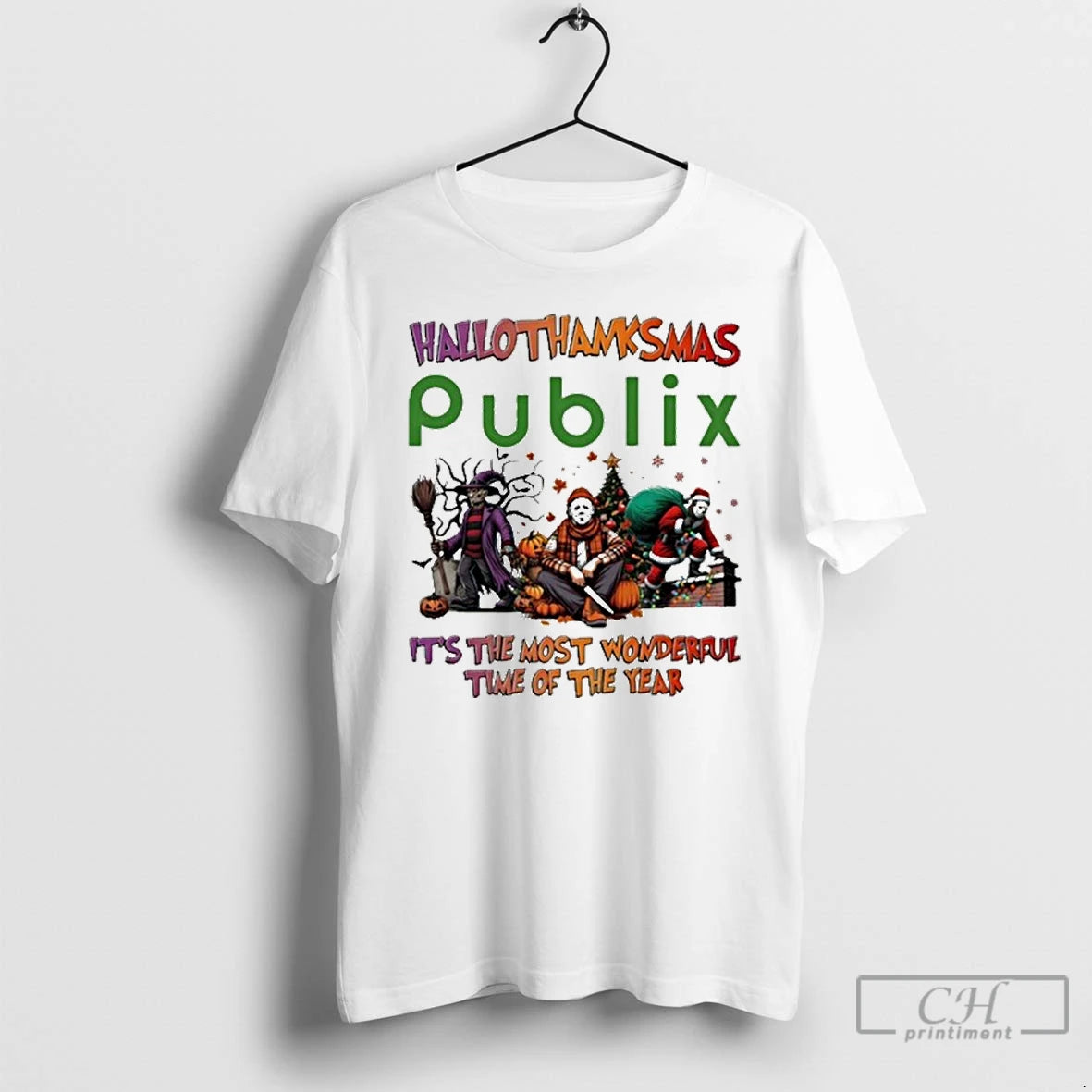 Premium Publix Horror Film Hallothanksmas Its The Most Wonderful Time Of The Year T Shirts