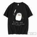 Premium Qtgq0gz8 Flight Was Never An Option Penguin Meme Tee