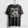 Premium Raccoon Become Ungovernable Santa Hat Christmas T Shirts