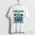 Premium Raccoon Hiding From Negative People T-Shirts, Hoodie, Sweatshirt | CoreVibeTees.com