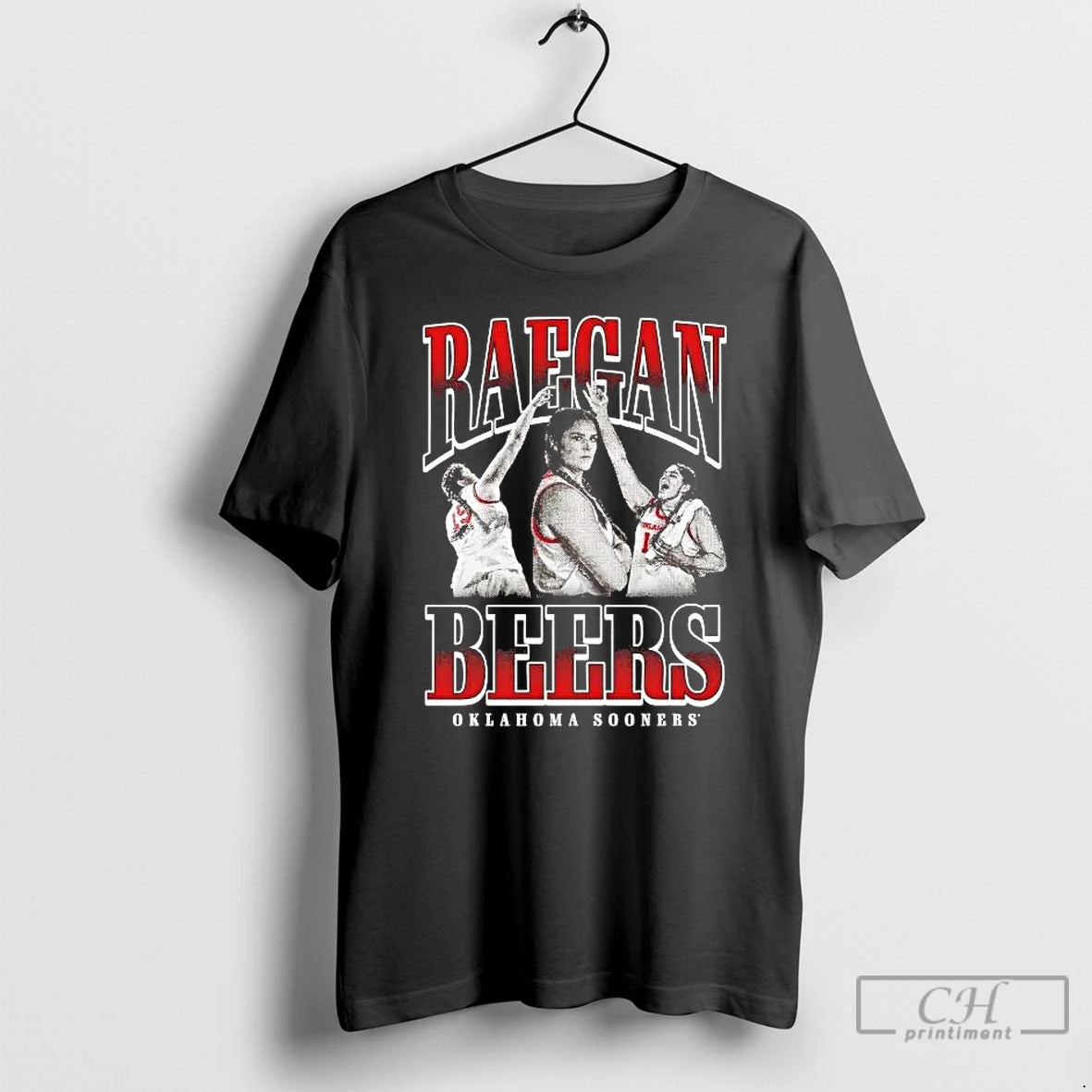 Premium Raegan Beers Picture Collage Oklahoma Sooners T-Shirts, Hoodie, Sweatshirt | CoreVibeTees.com